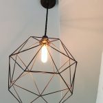 Photo "Simple line glass chandelier Industrial style studio"