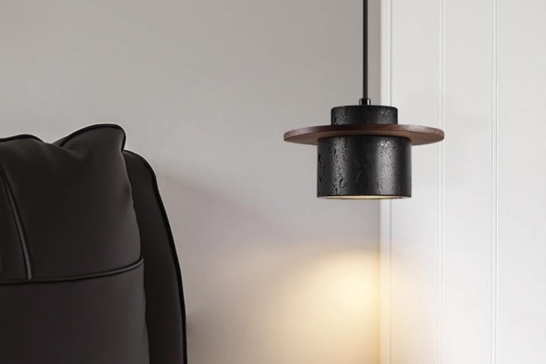 Revamp Your Bedroom with a Retro Black Travertine Chandelier