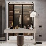 Photo luxury floor lamp