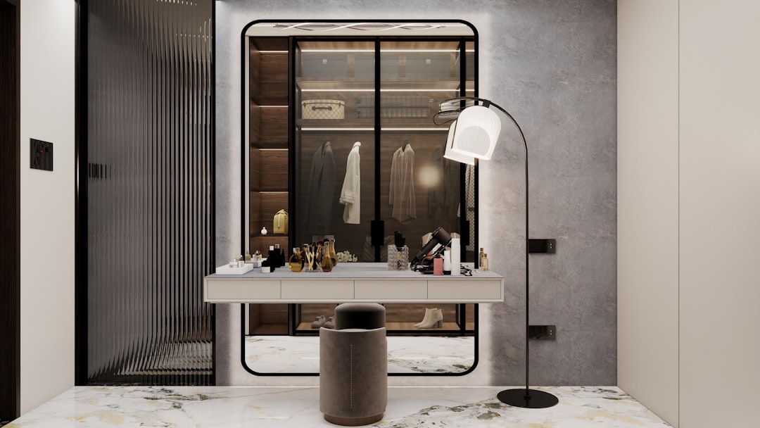 Photo luxury floor lamp
