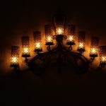 Photo candle wall sconces