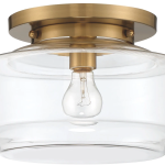 Smudge-Proof Brushed Brass Lighting