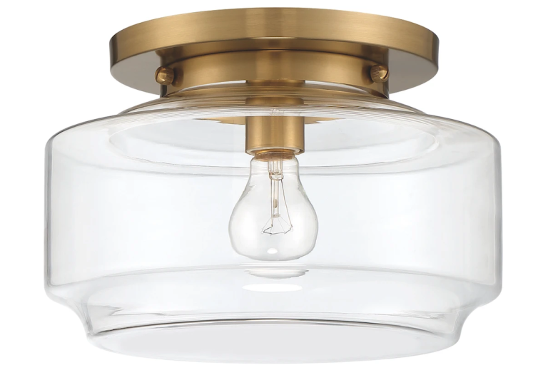 Smudge-Proof Brushed Brass Lighting